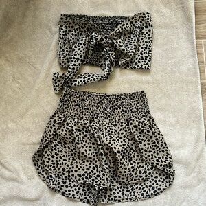 Printed matching set